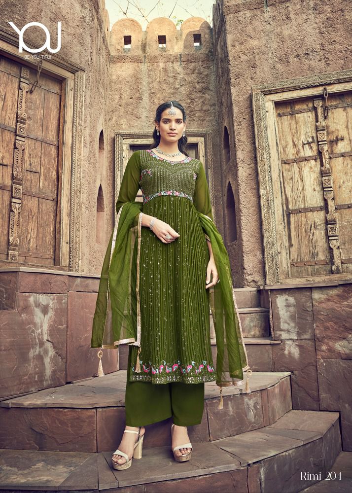 Rimi By Wanna 201-205 Readymade Wedding Salwar Suits Catalog